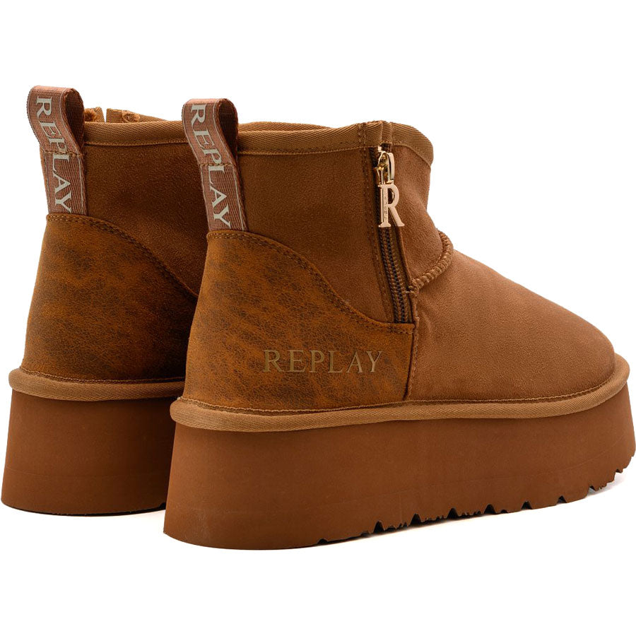 Replay καμελ australian boot CHIC ZIP