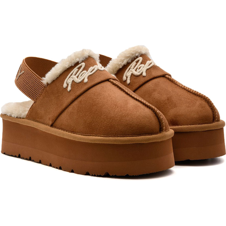 Replay καμελ γούνινο clog CHIC LUNA