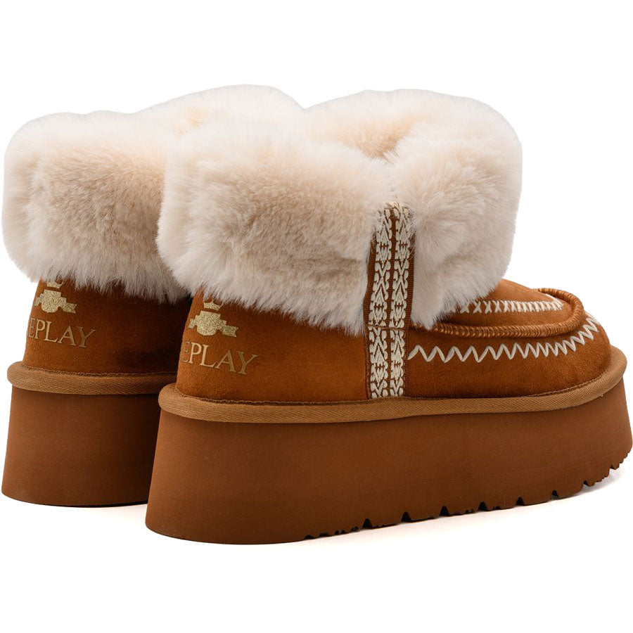 Replay καμελ australian boot CHIC LAYCRA