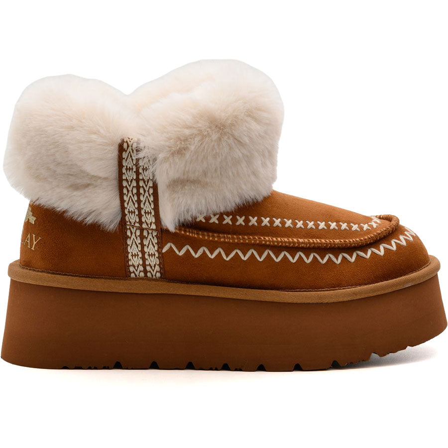 Replay καμελ australian boot CHIC LAYCRA