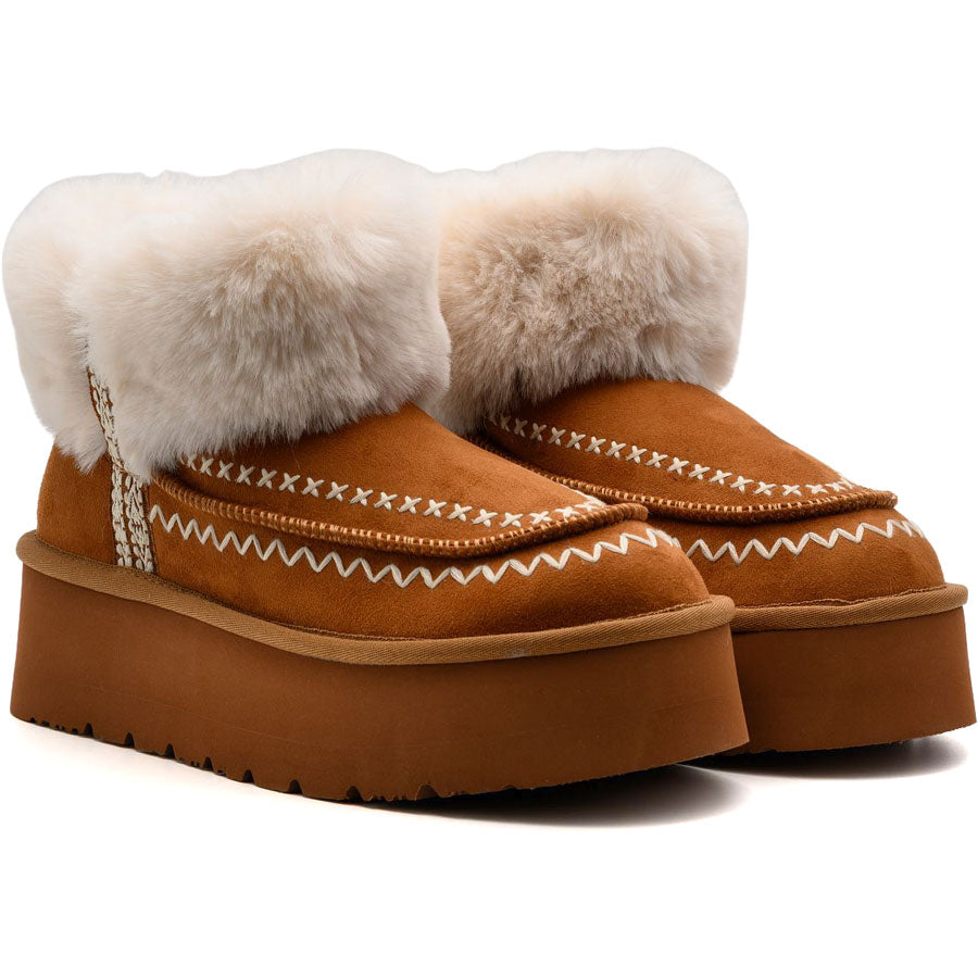 Replay καμελ australian boot CHIC LAYCRA