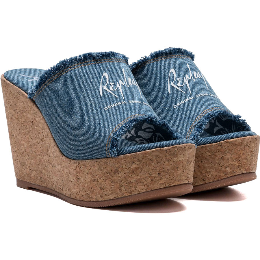 REPLAY jeans πλατφόρμα ASIA BROKEN