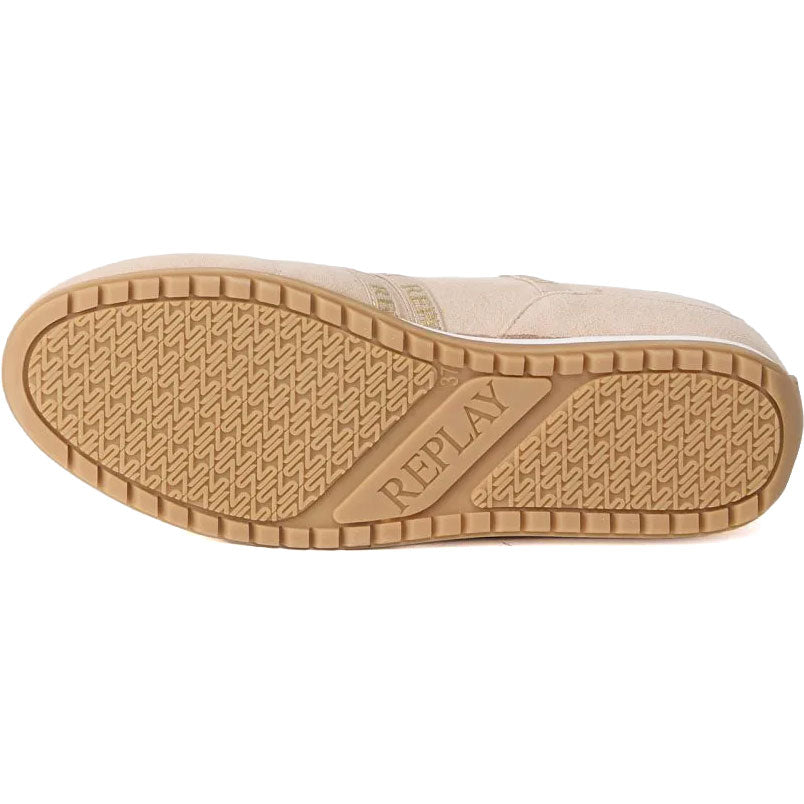 REPLAY μπεζ μπαλαρίνα LOLY SUEDE