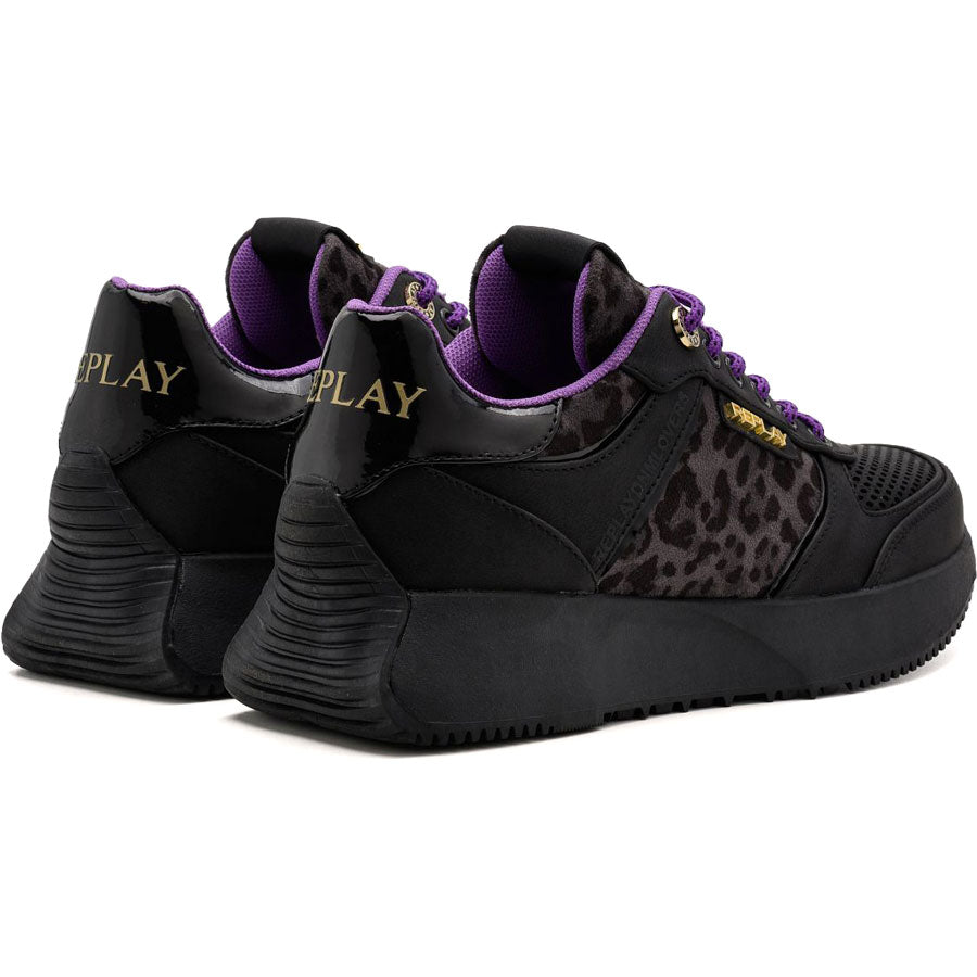 REPLAY μαύρο sneaker MISS LEO