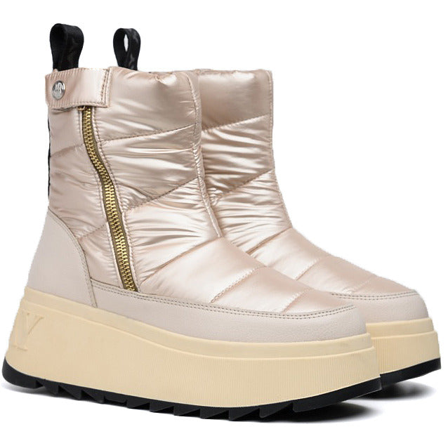 REPLAY nude snow boot VIXXI ZIP