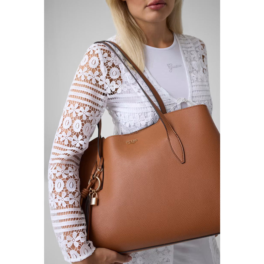 Guess καμελ τσάντα ώμου Melody tote