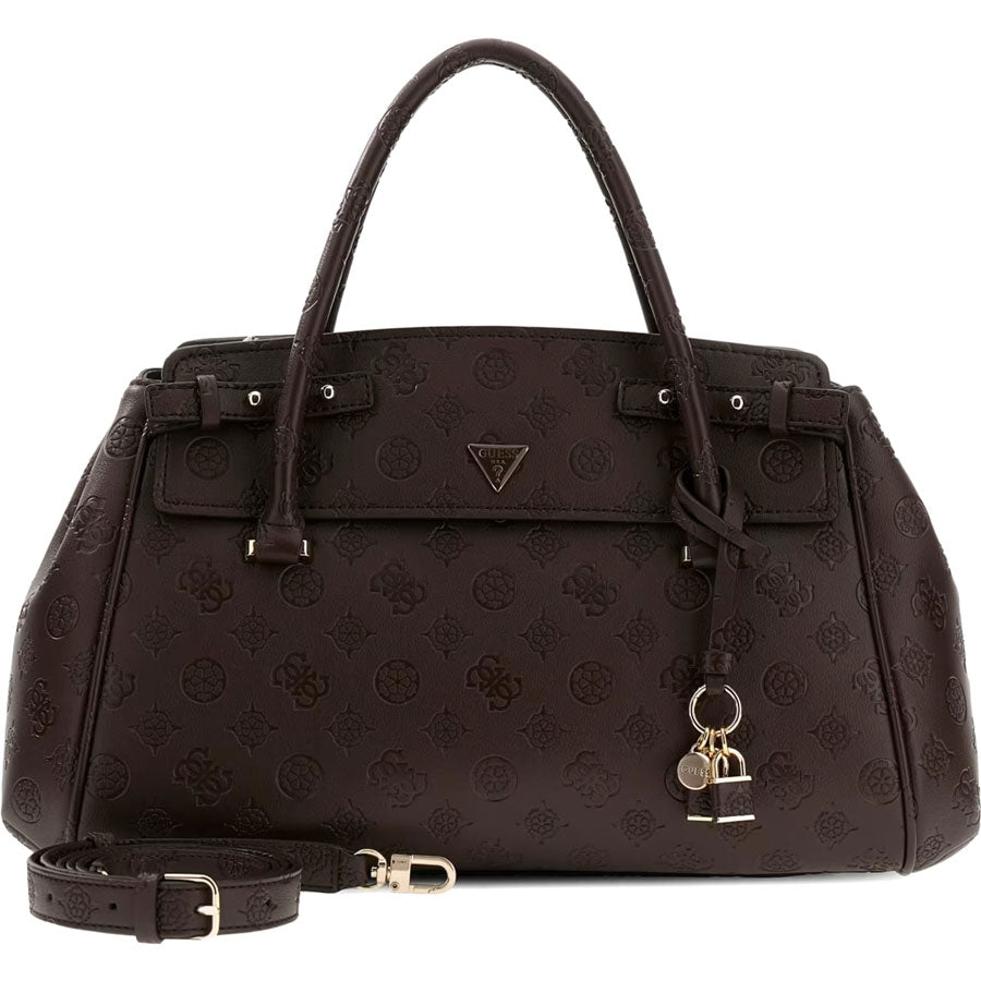 Guess καφέ τσάντα χειρός Diana Satchel