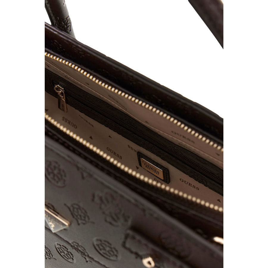 Guess καφέ τσάντα χειρός Diana Satchel