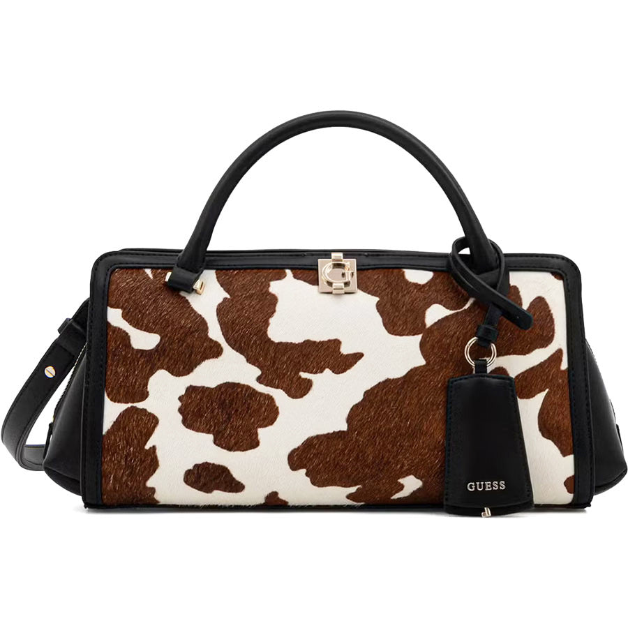 Guess animal print τσάντα χειρός AUDREY COW
