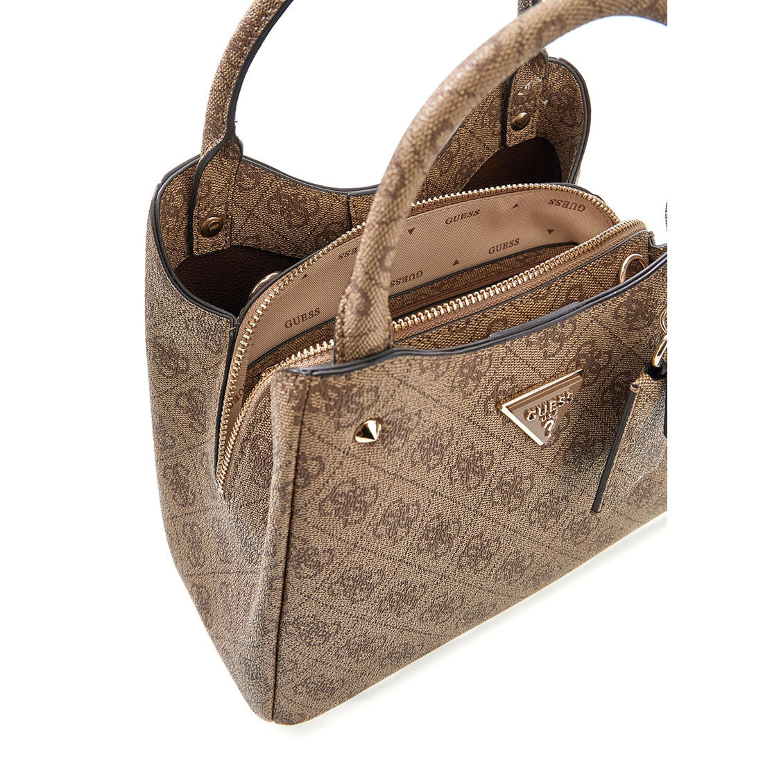 Guess μπεζ latte τσάντα ώμου Meridian mini