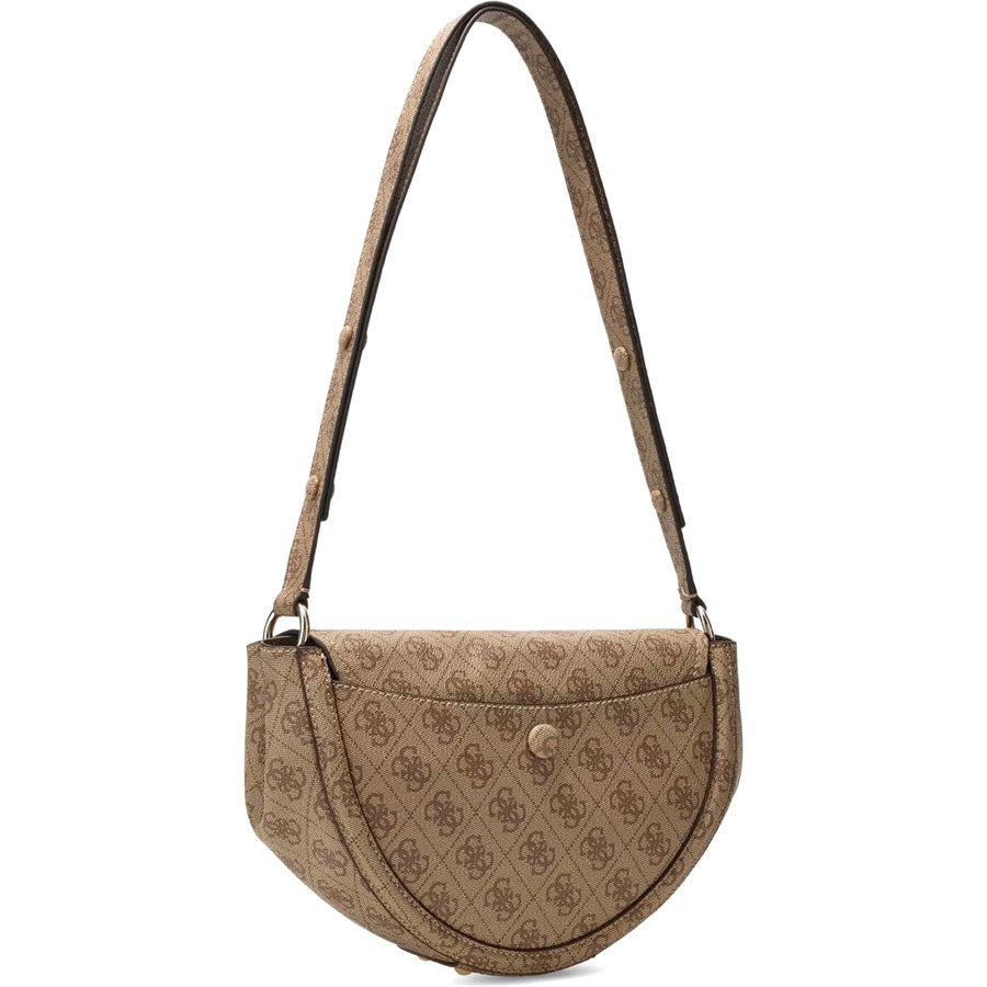 Guess μπεζ latte τσάντα χιαστί Coleen