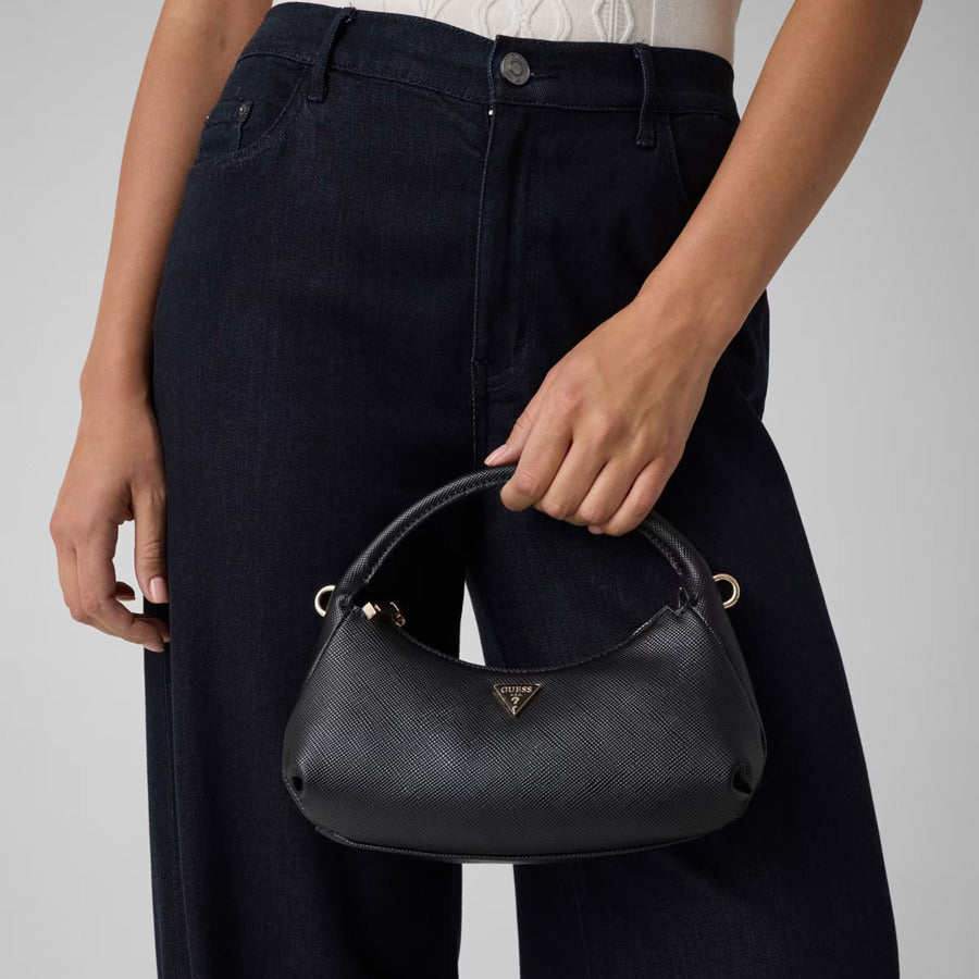 Guess μαύρη mini τσάντα χιαστί Gilda