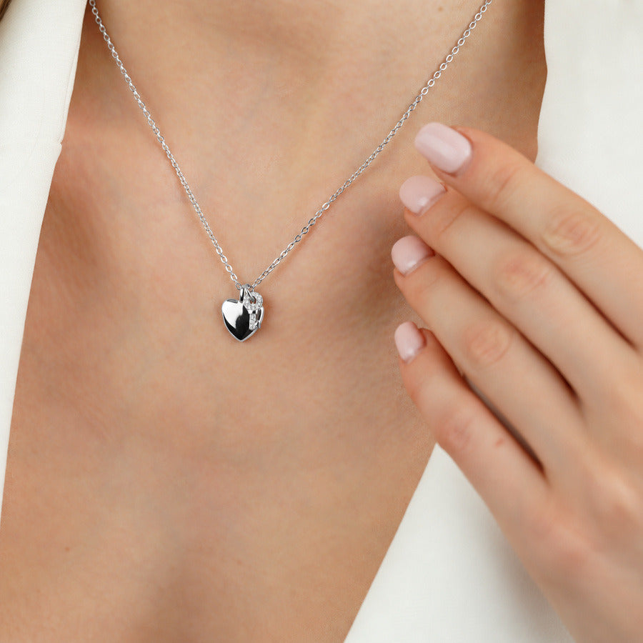 Diamont Mode κολλιέ Key To Heart