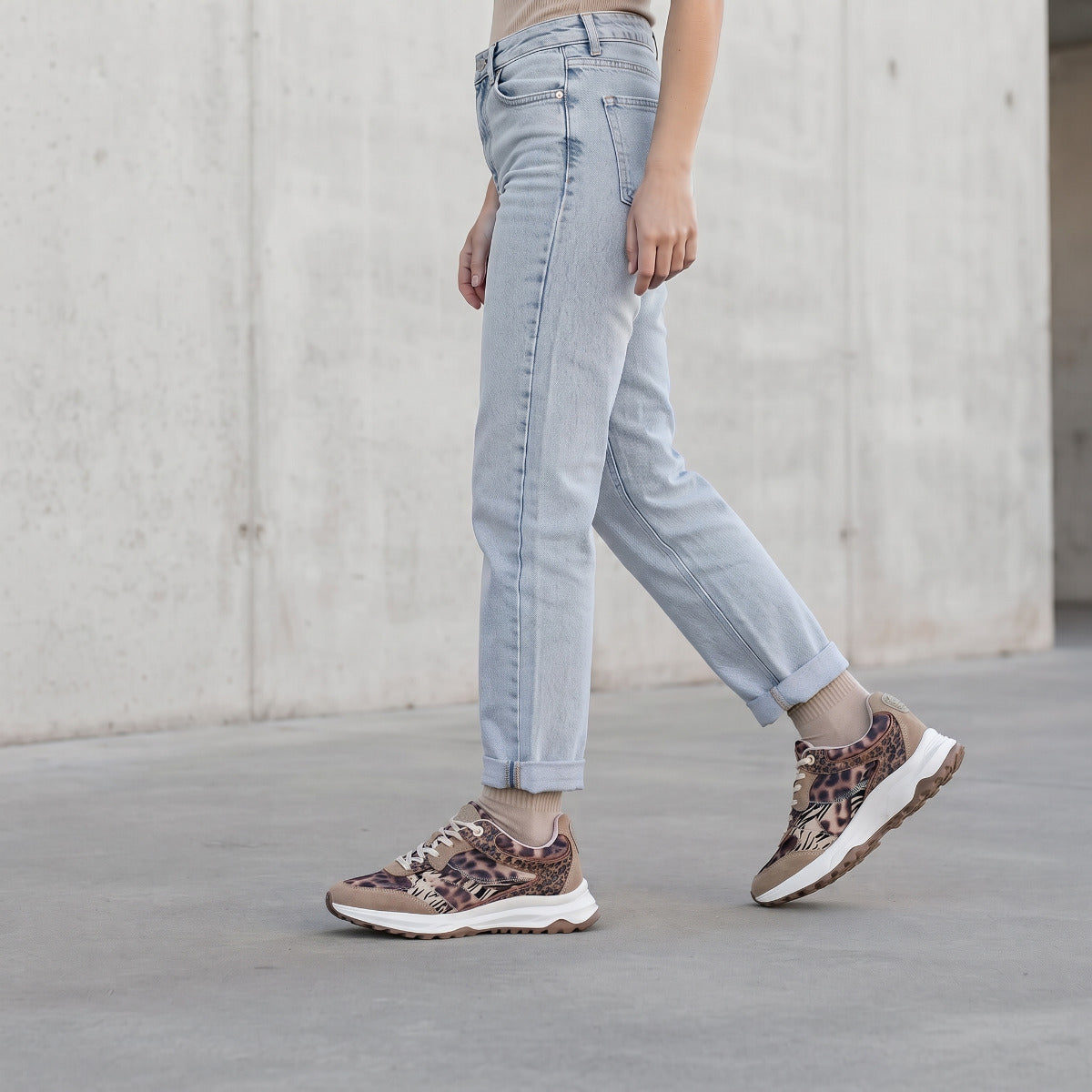 Refresh animal print sneaker 176115