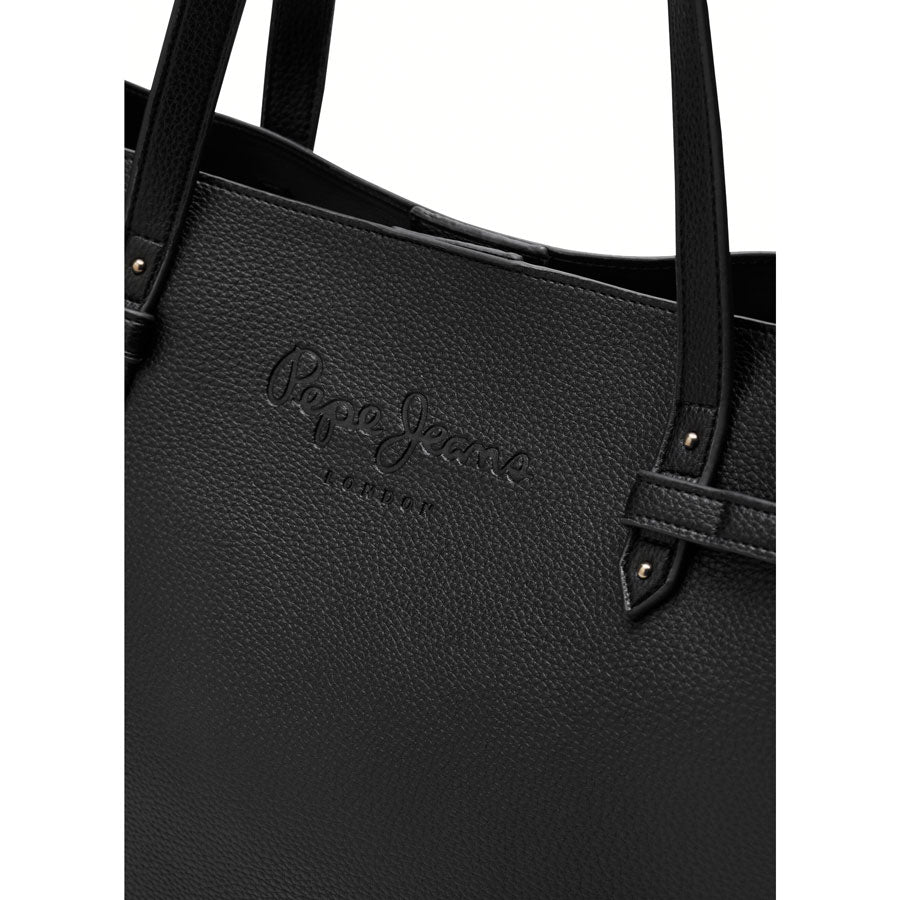 Pepe Jeans μαύρη τσάντα ώμου PL0300207