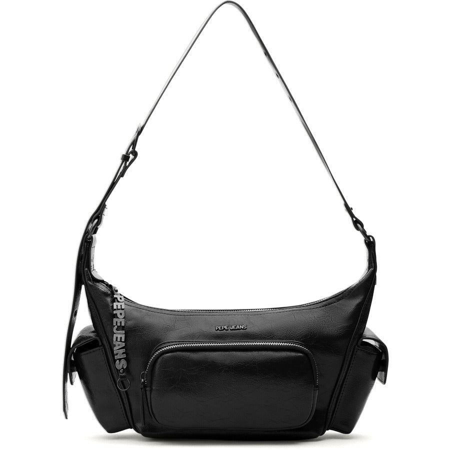 Pepe Jeans μαύρη τσάντα ώμου PL0300237