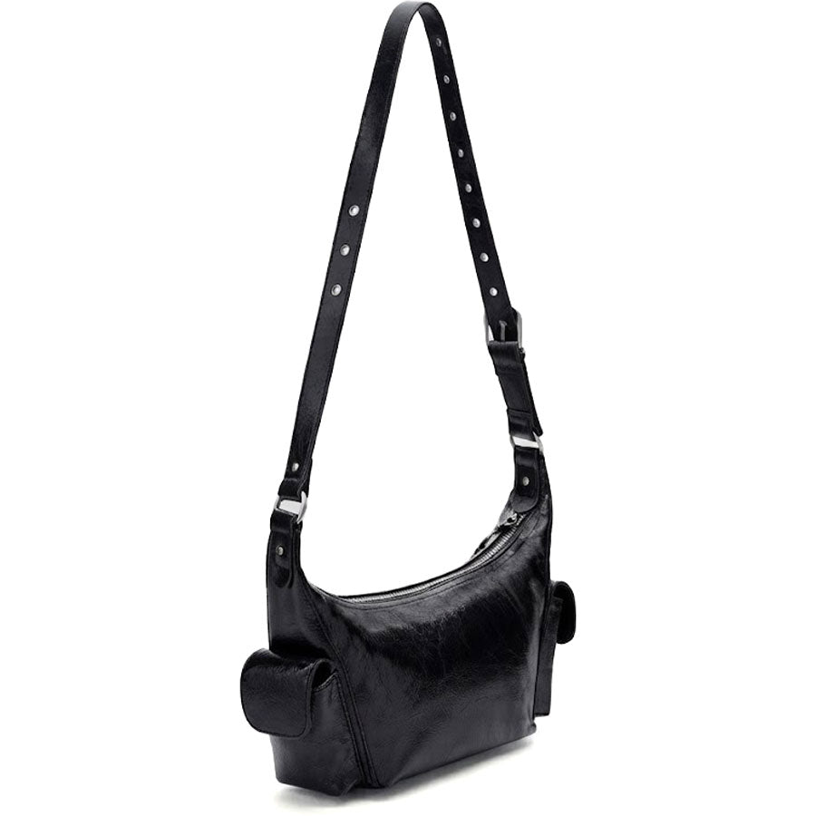 Pepe Jeans μαύρη τσάντα ώμου PL0300237