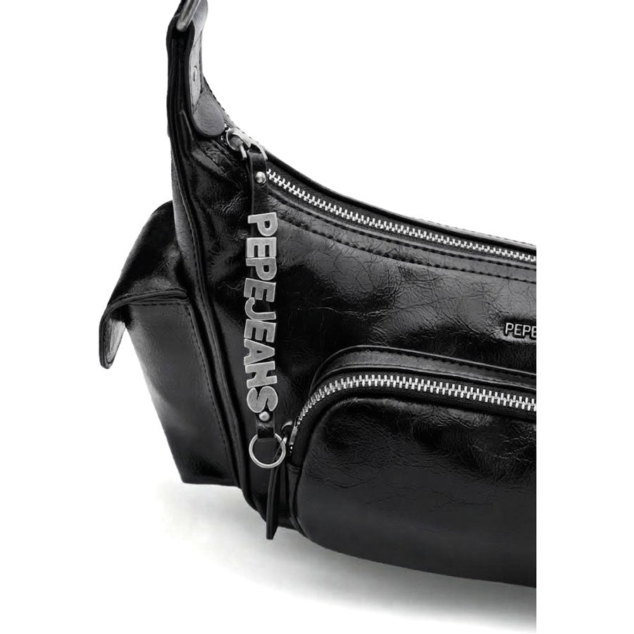Pepe Jeans μαύρη τσάντα ώμου PL0300237