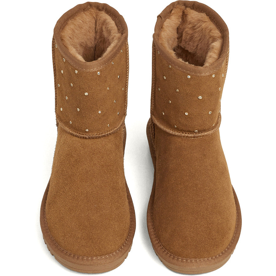 Pepe Jeans δερμάτινο κάμελ Australian boot PLS500002