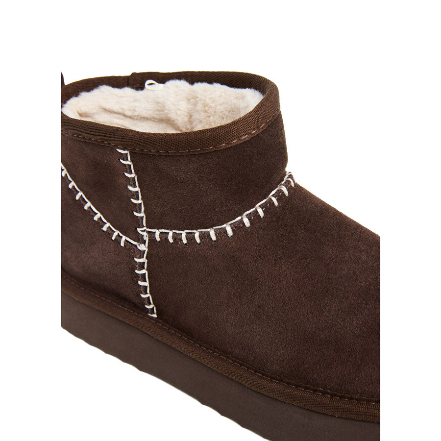 Pepe Jeans δερμάτινο καφέ Australian boot PLS500004