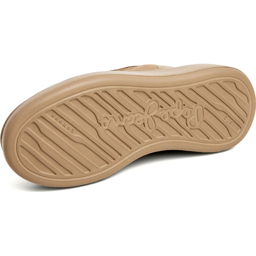 Pepe Jeans μπεζ δερμάτινο μποτάκι PLS500038