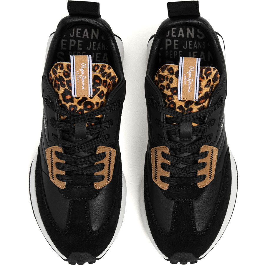 Pepe Jeans μαύρο sneaker LUCKY PLS600067