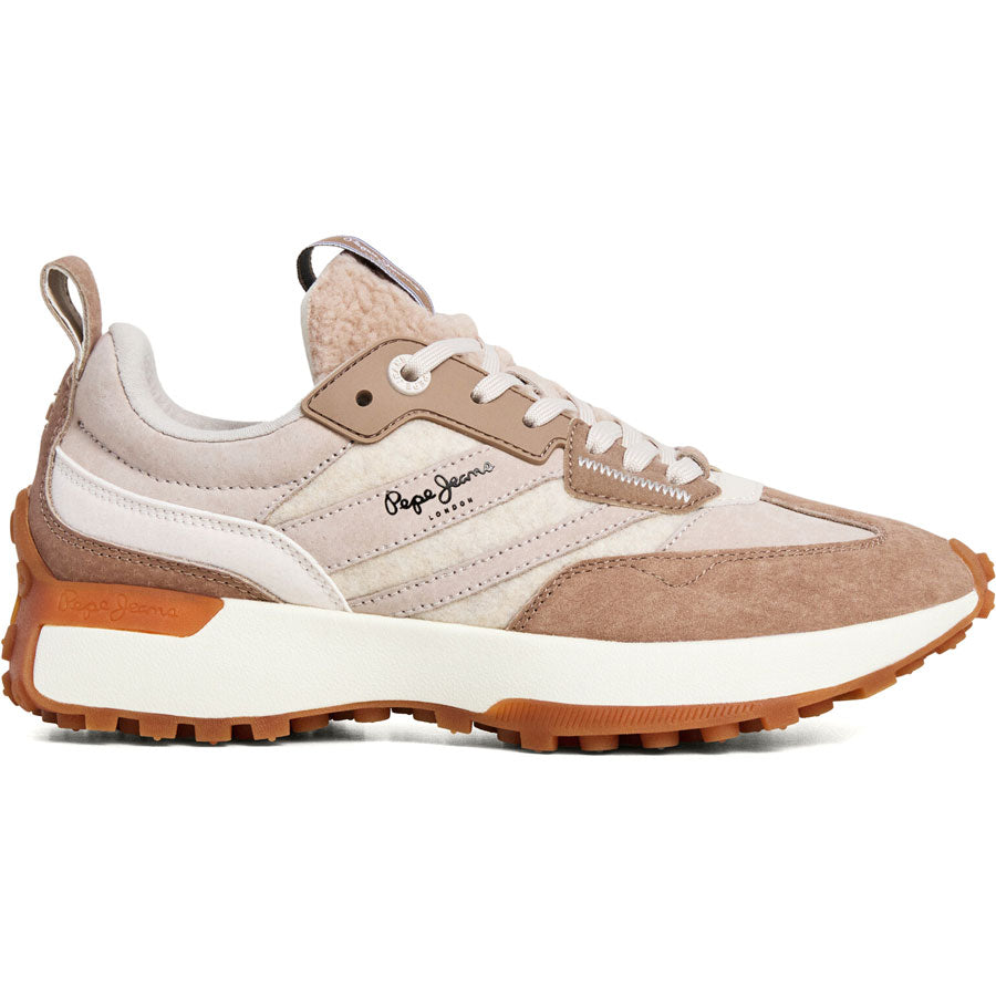 Pepe Jeans μπεζ sneaker LUCKY PLS600069