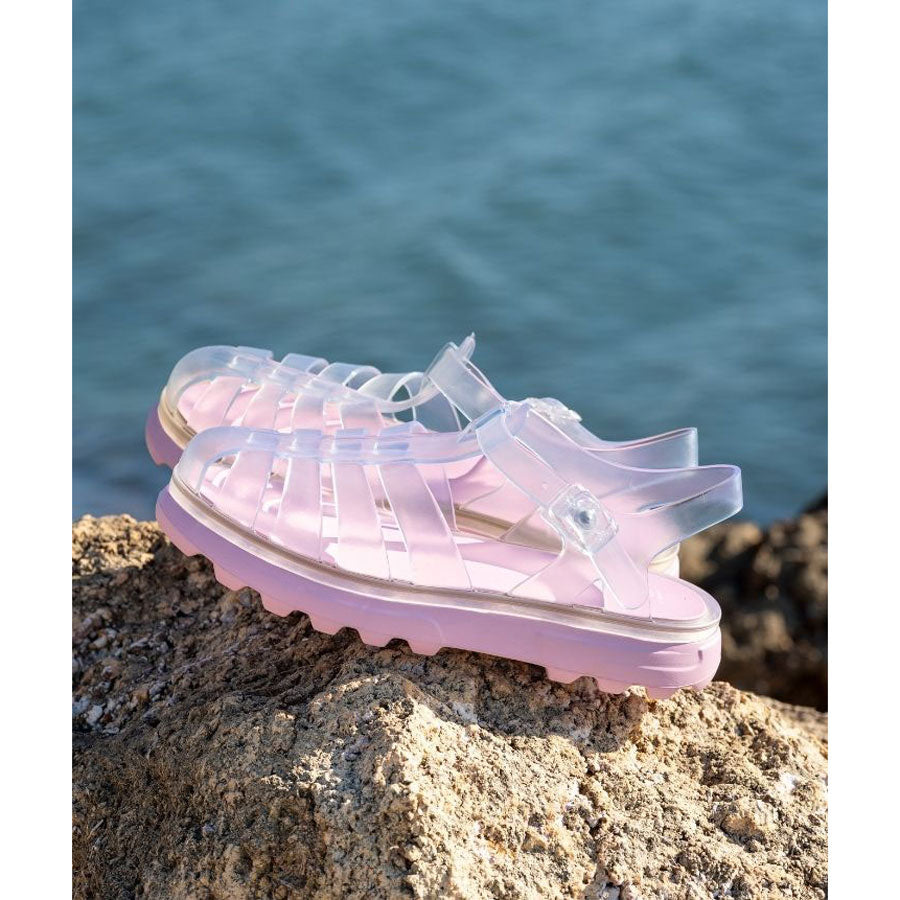 IGOR μώβ σανδάλι jelly VEGA CRISTAL