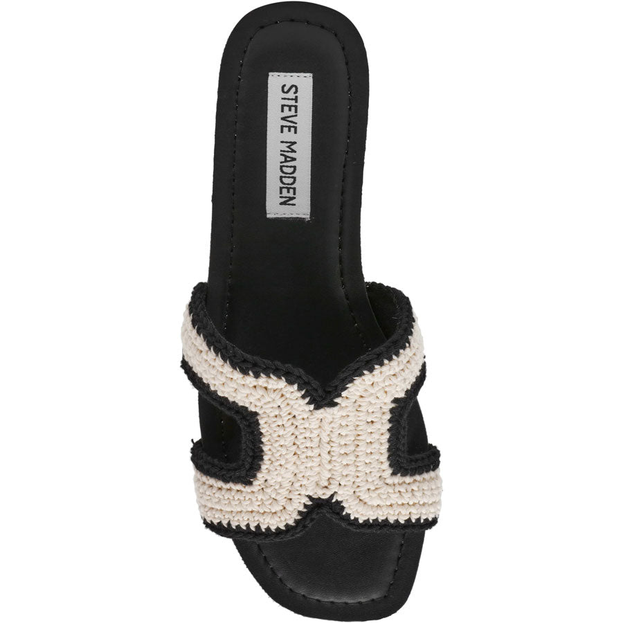 STEVE MADDEN μαύρο σανδάλι ZARNIA