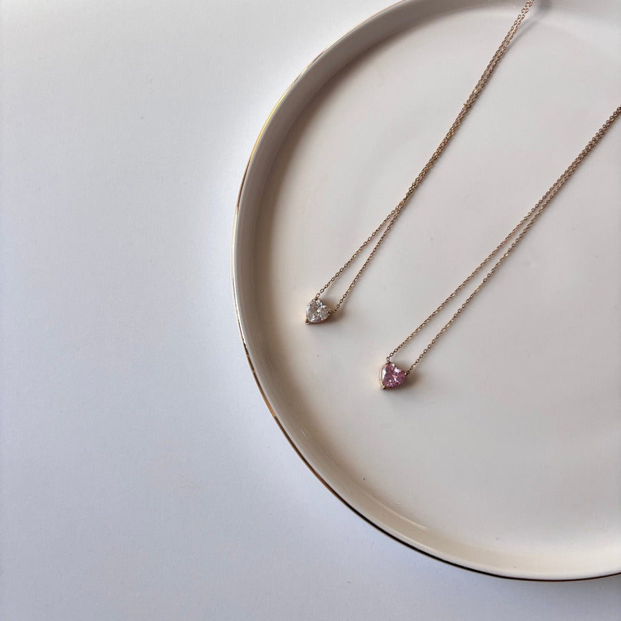 Duestelle κολιέ με επιχρύσωση 18K Clara