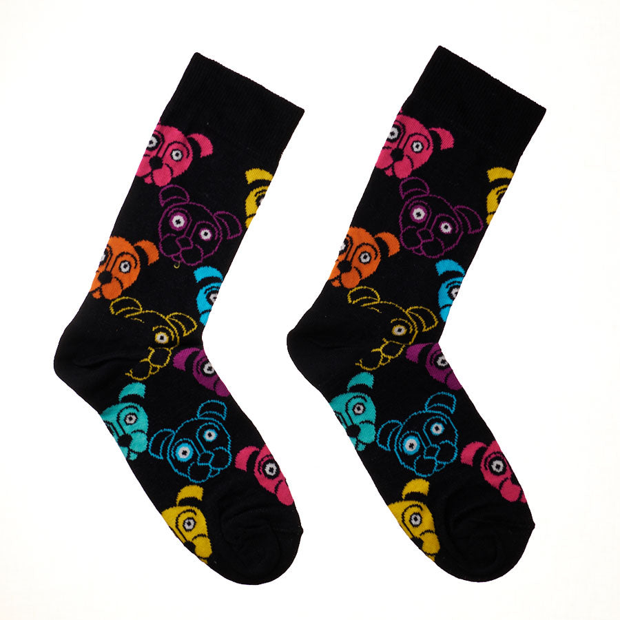 Dirty Socks μαύρες κάλτσες Dogs