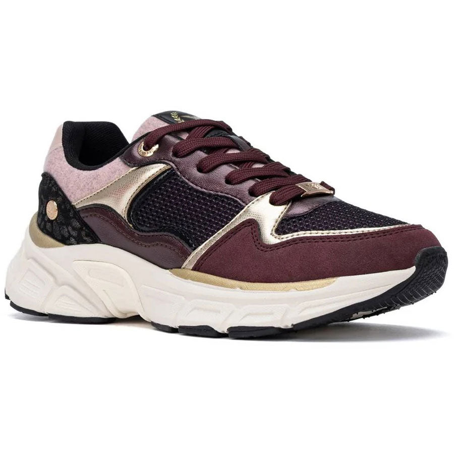 Xti μπορντό sneaker 146381