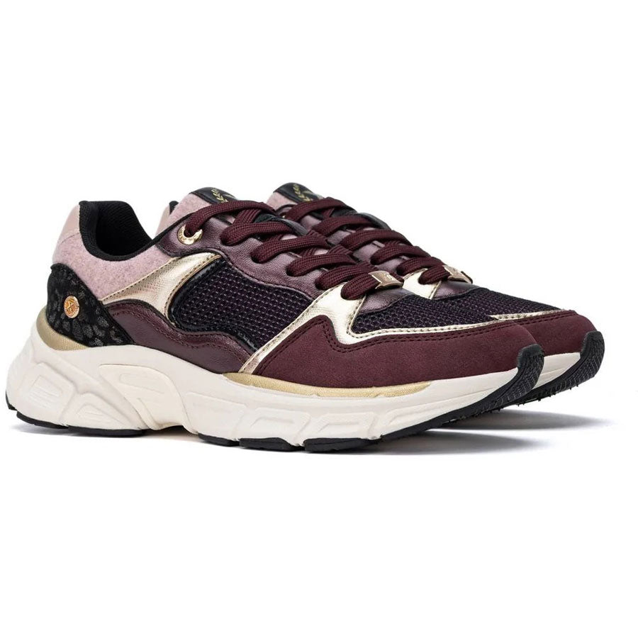 Xti μπορντό sneaker 146381