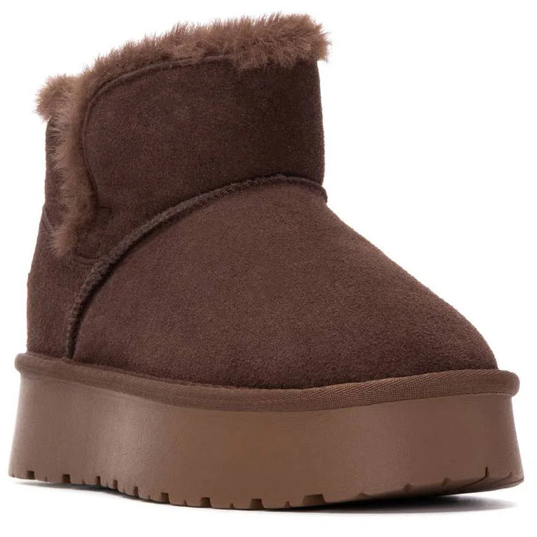 Carmela καφέ δερμάτινο Australian Boot 162633