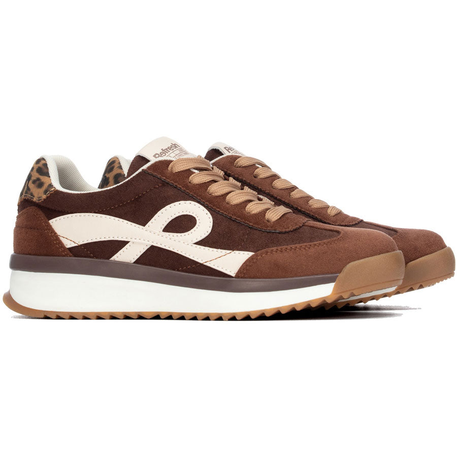 Refresh καφέ sneaker 176232