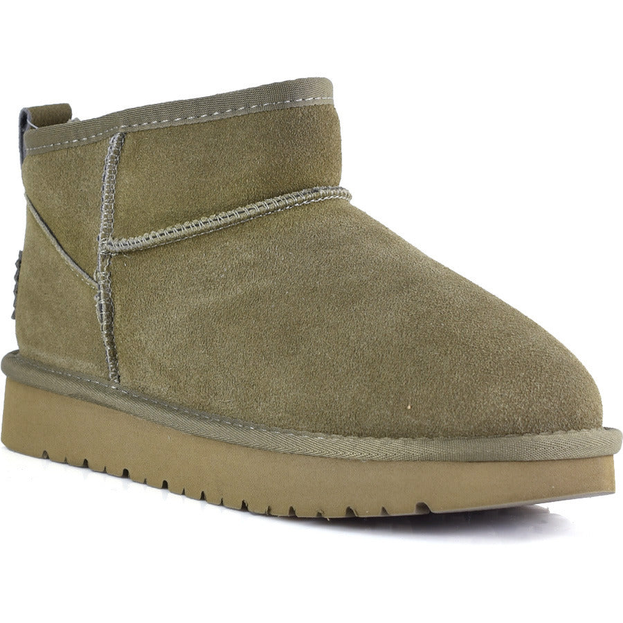 Χακί ultra short δερμάτινο Australian Boot Izy 1966