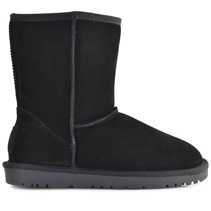 Μαύρο δερμάτινο Australian Boot Kelara K21209