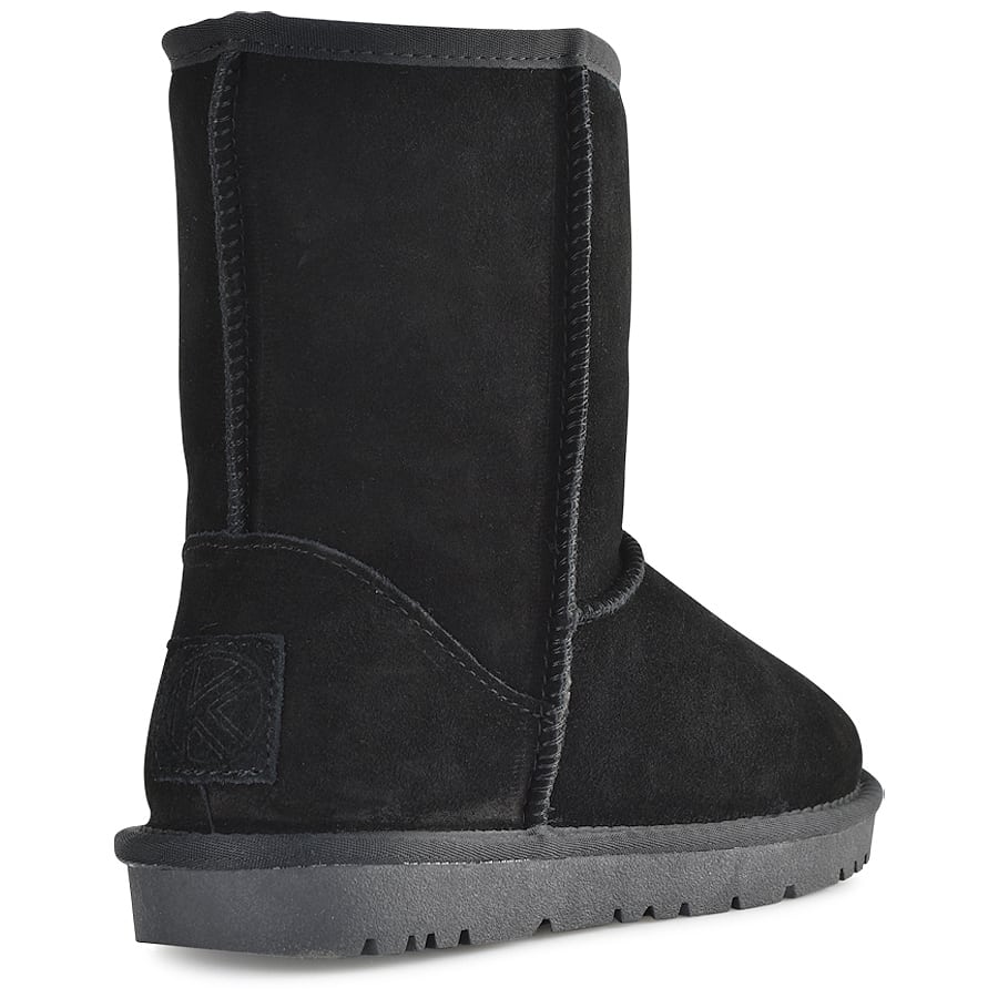 Μαύρο δερμάτινο Australian Boot Kelara K21209
