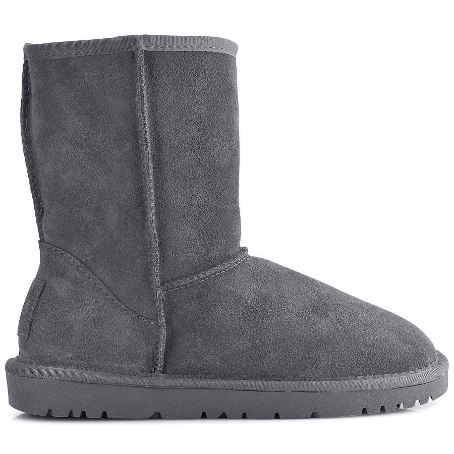 Γκρι δερμάτινο Australian Boot Kelara K21209