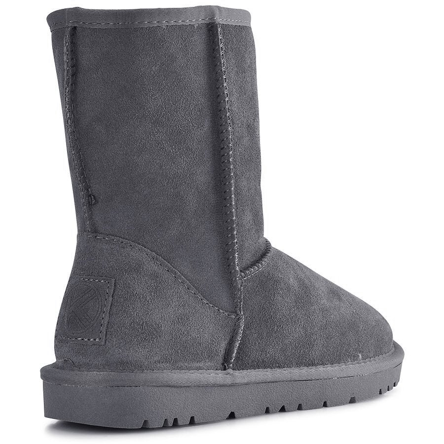 Γκρι δερμάτινο Australian Boot Kelara K21209