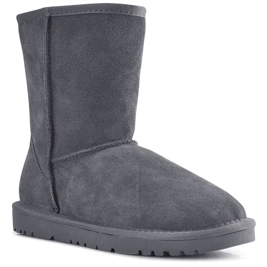 Γκρι δερμάτινο Australian Boot Kelara K21209