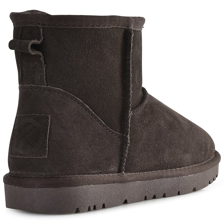 Καφέ χαμηλό δερμάτινο Australian Boot Kelara K21211