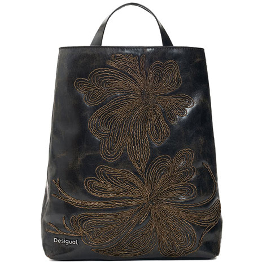 Desigual καφέ τσάντα πλάτης 26WAKP18