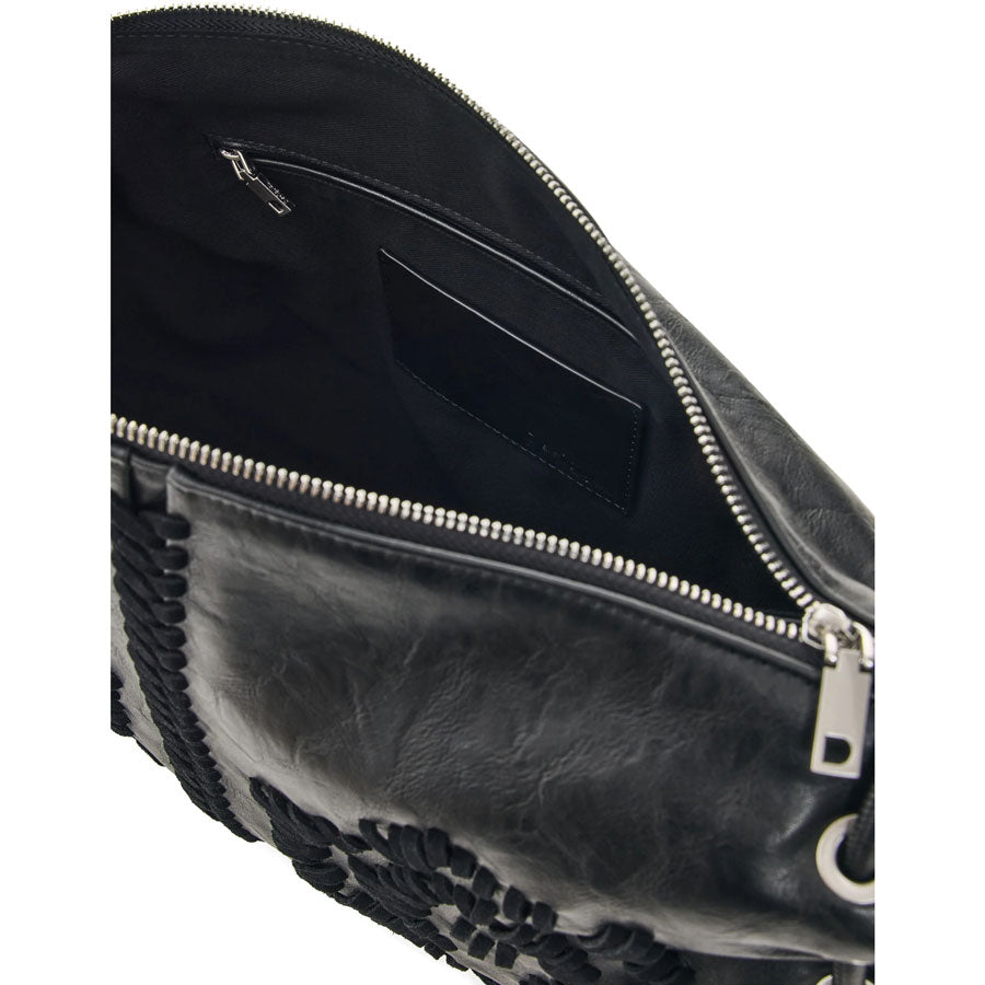 Desigual μαύρη τσάντα ώμου 26WAXP23