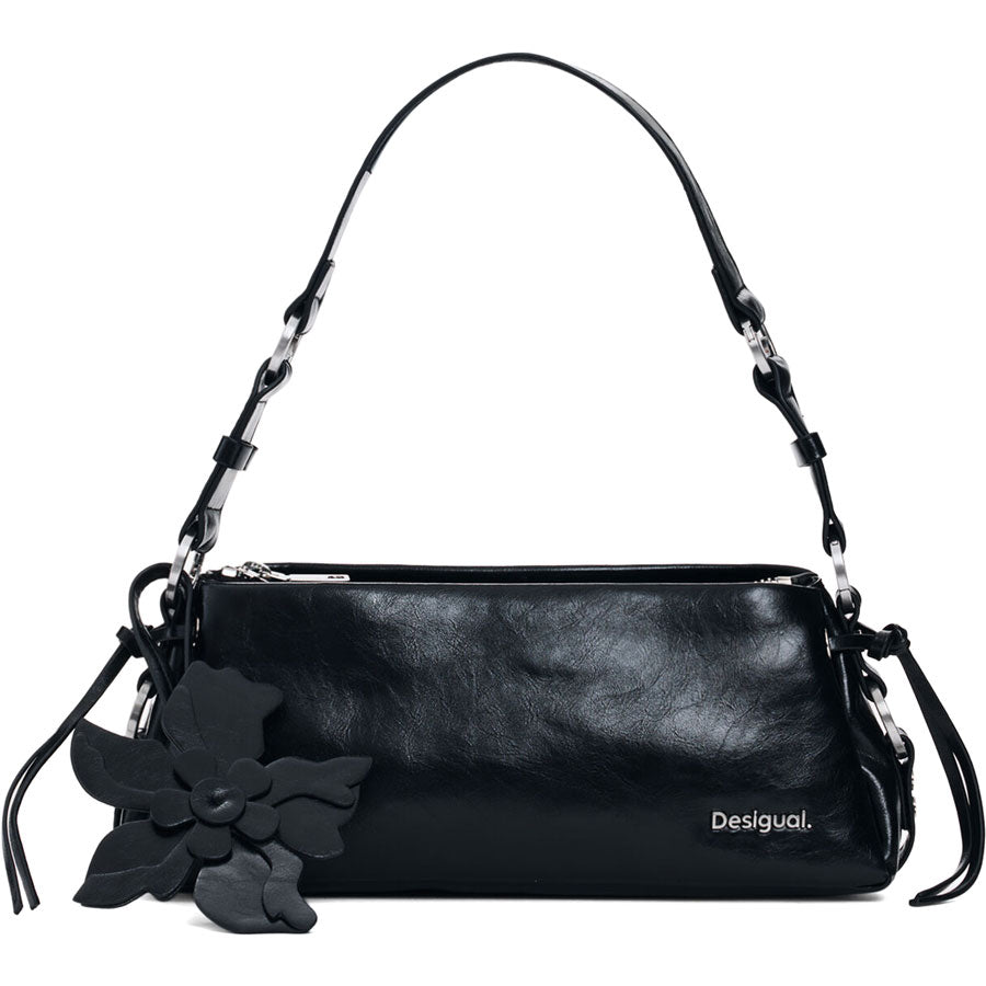 Desigual μαύρη τσάντα ώμου 26WAXP64