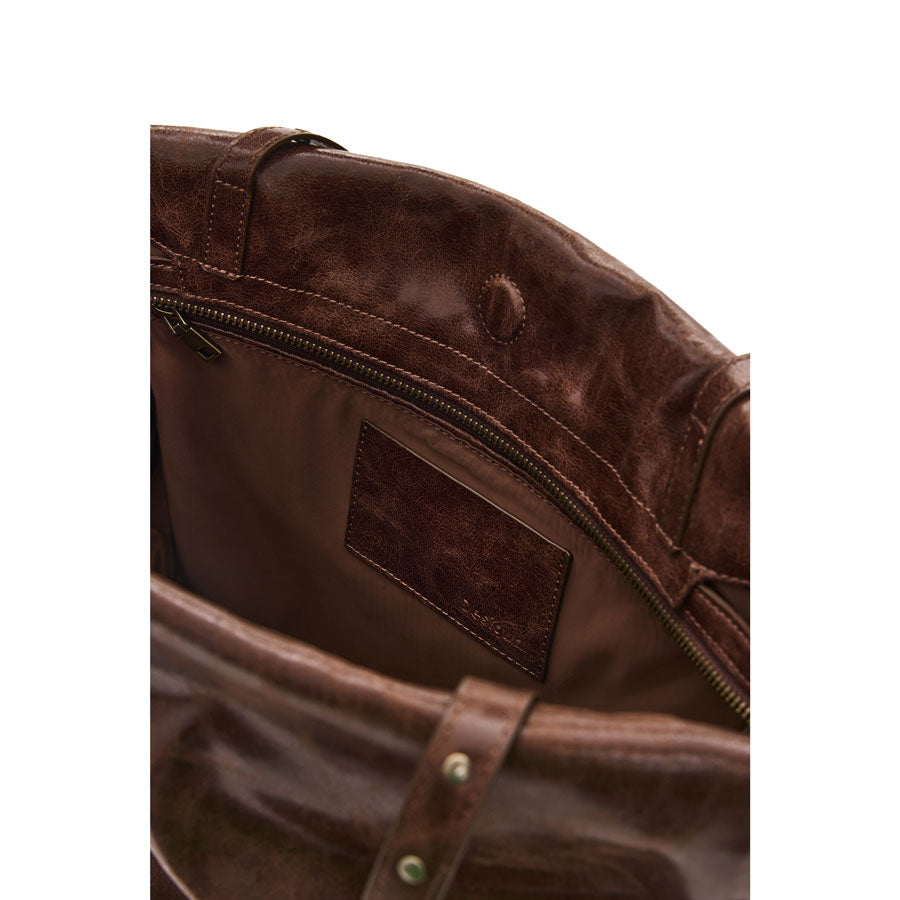 Desigual καφέ τσάντα ώμου 26WAXP93