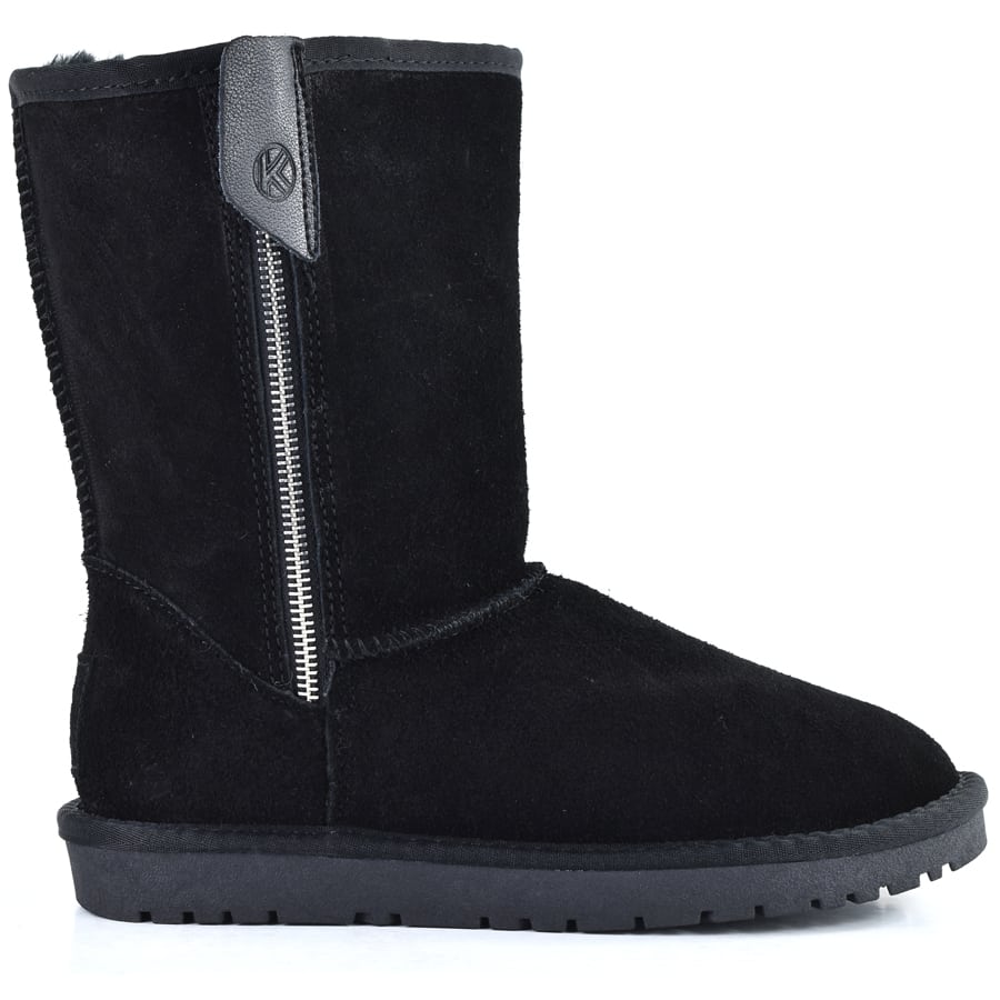 Μαυρο δερμάτινο Australian Boot Kelara 41205