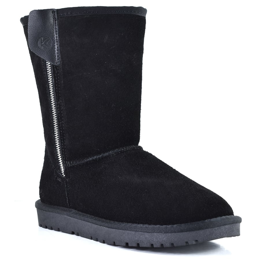 Μαυρο δερμάτινο Australian Boot Kelara 41205