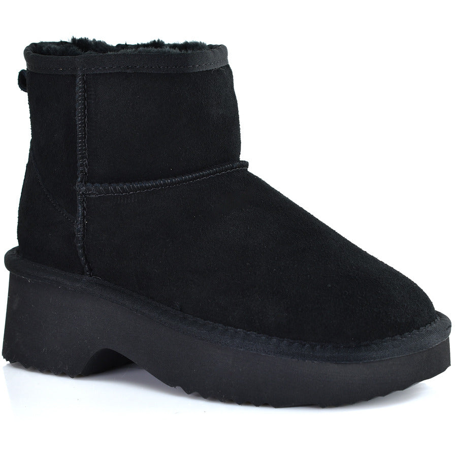 Μαύρο δερμάτινο Australian Boot Kelara 51302