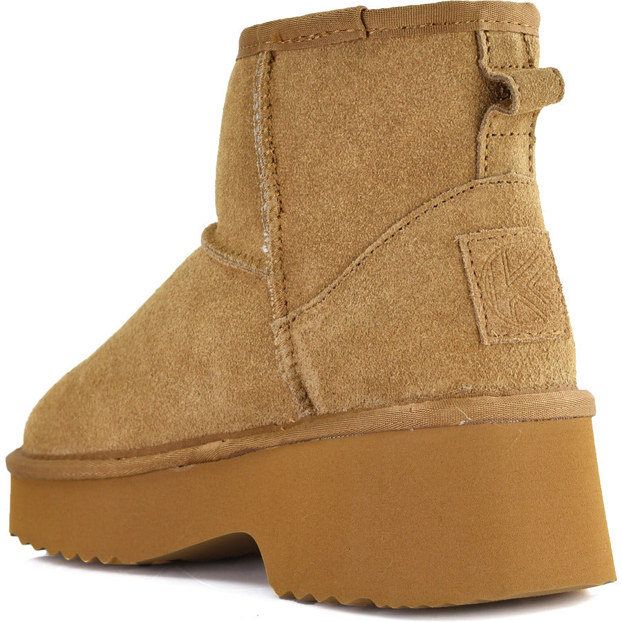 Καμελ δερμάτινο Australian Boot Kelara 51302